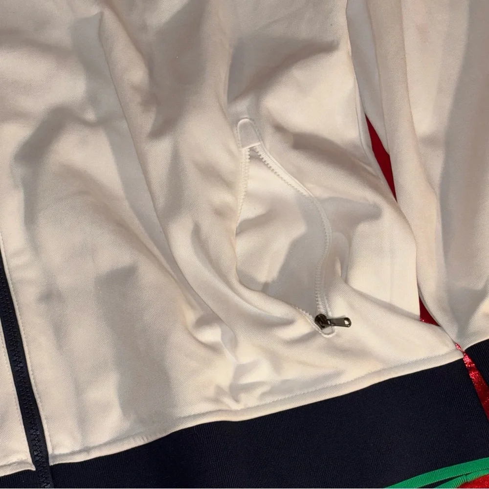 Polo Sport Ralph Lauren Men's Full Zip Sz.XXL Jacket, White Lime Accents EUC - Picture 5 of 8